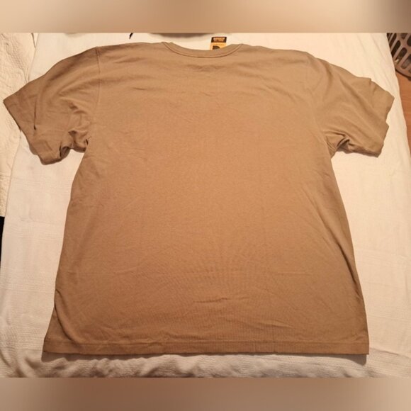Carhartt men's size XL heavyweight short sleeve shirt Desert NEW - Picture 5 of 5
